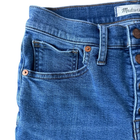 Madewell Women’s 9” Skinny Crop Jeans Size 27  Mid-rise Button Fly - Picture 2 of 9